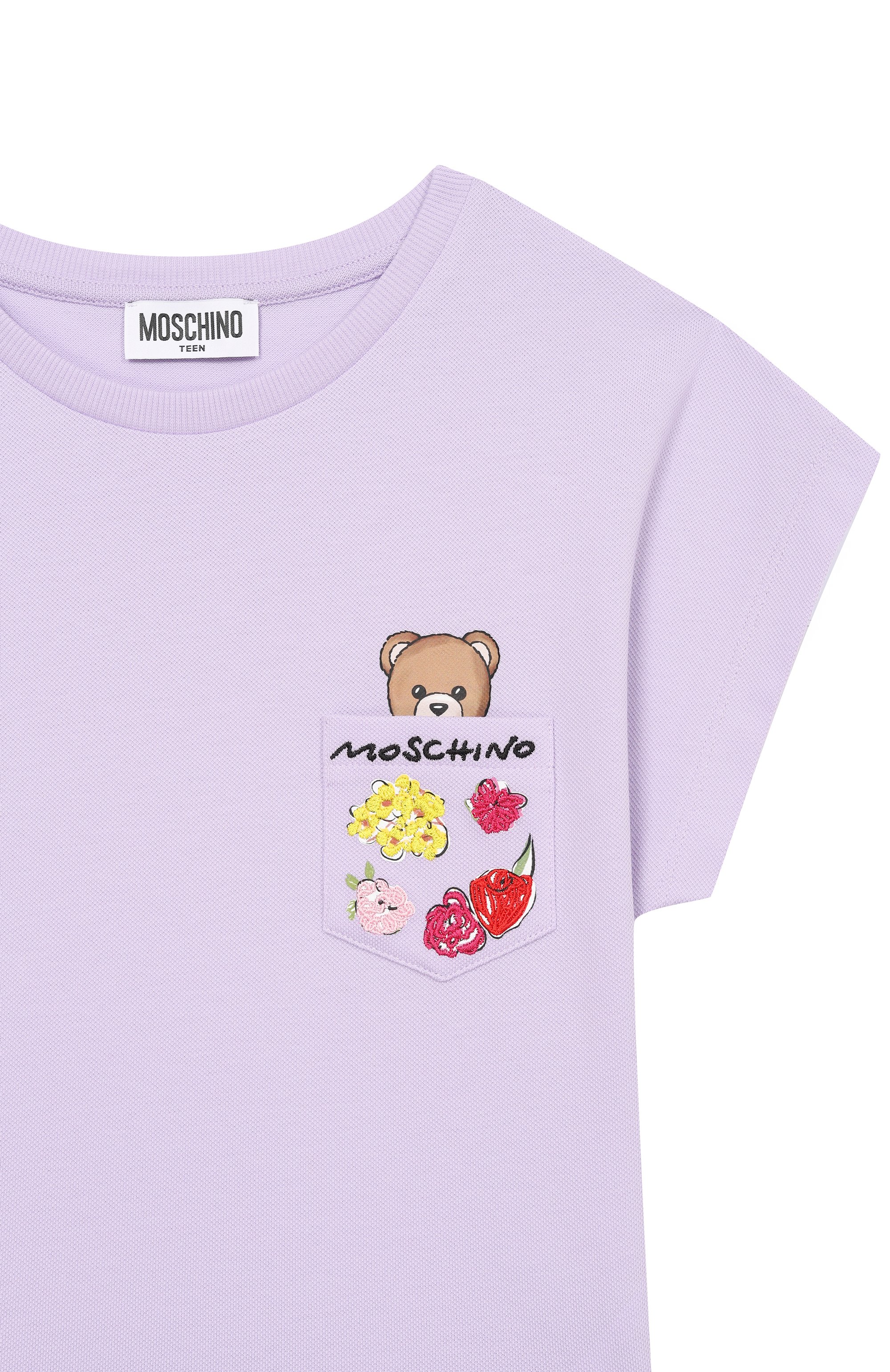 Хлопковая футболка MOSCHINO, арт. HDM06X/LFA06, фото 3