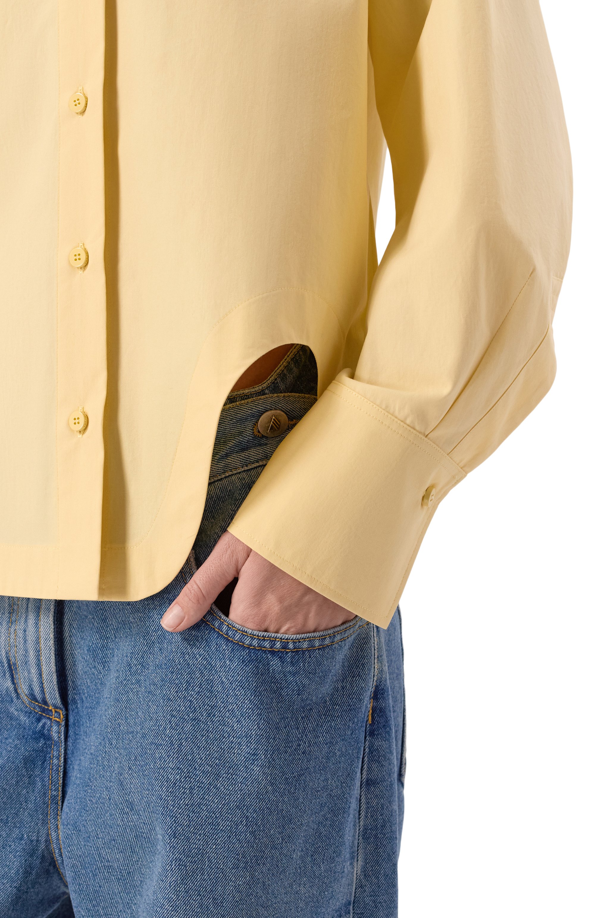 Хлопковая рубашка THE ATTICO, арт. 260WCH00014/CCC052AA, фото 5