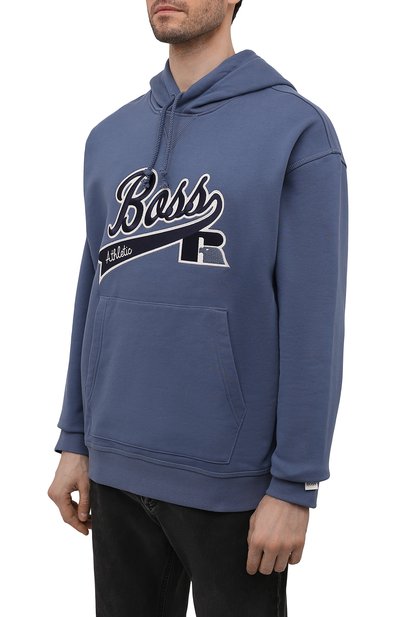 Хлопковое худи boss x russell athletic BOSS, арт. 50463556, фото 3