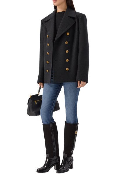 Комбинированные сапоги DOLCE & GABBANA, арт. CU1316/A3S68, фото 3