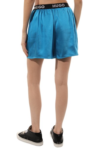 Шорты HUGO голубого цвета по цене 13100 руб., арт. 50488572, фото 4 Шорты HUGO, арт. 50488572, фото 4