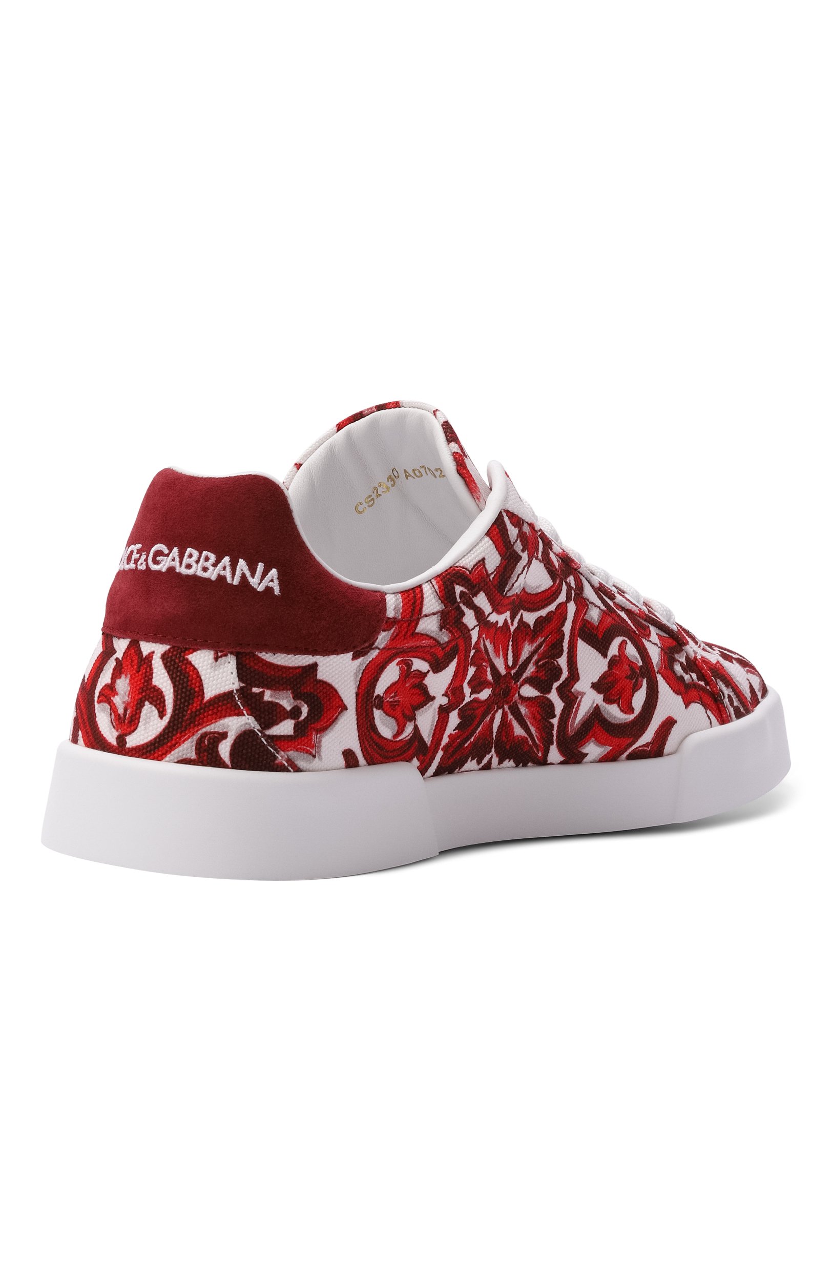 Текстильные кеды portofino light strobel DOLCE & GABBANA, арт. CS2330/A0702, фото 4