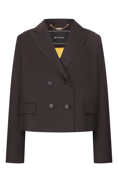 Женский шерстяной жакет KITON, арт. D62514K0107I