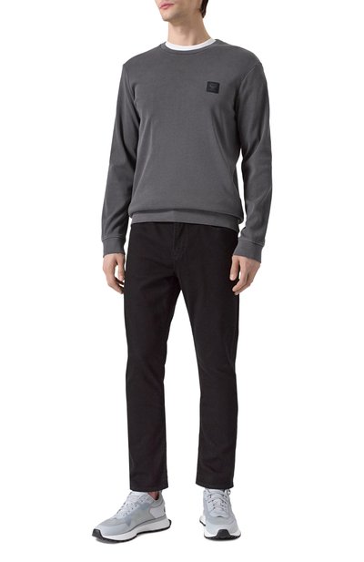 Хлопковый свитшот EMPORIO ARMANI, арт. 112122/4F538, фото 2