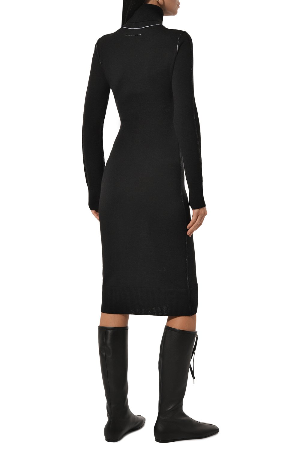 Шерстяное платье MM6, арт. S52DG0019/M13037, фото 4
