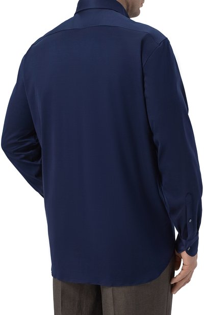 Хлопковая рубашка ZILLI, арт. ZSSH20M0100V00000_001, фото 4