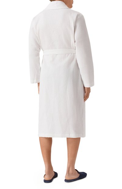 Хлопковый халат FRETTE белого цвета по цене 26400 руб., арт. FR6742 D2060 G02M/U, фото 4 Хлопковый халат FRETTE, арт. FR6742 D2060 G02M/U, фото 4