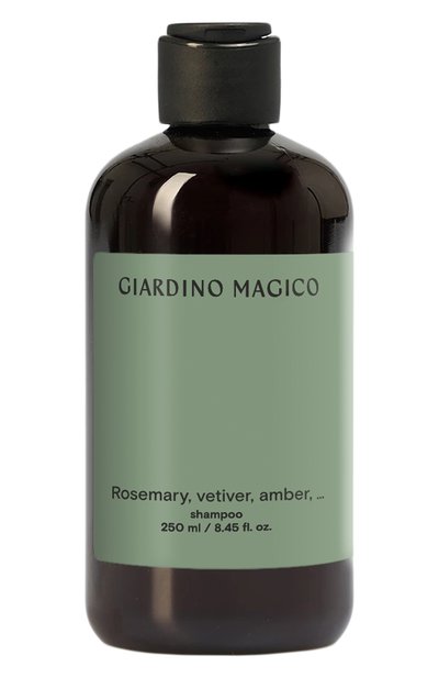 Женский увлажняющий шампунь для нормальных волос rosemary, vetiver, amber, … (250ml) GIARDINO MAGICO, арт. 4660222283146