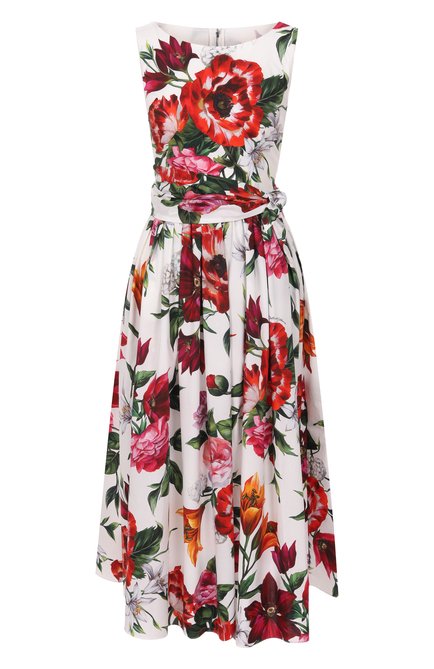 Женское хлопковое платье DOLCE & GABBANA, арт. F6TZTT/HS5TQ