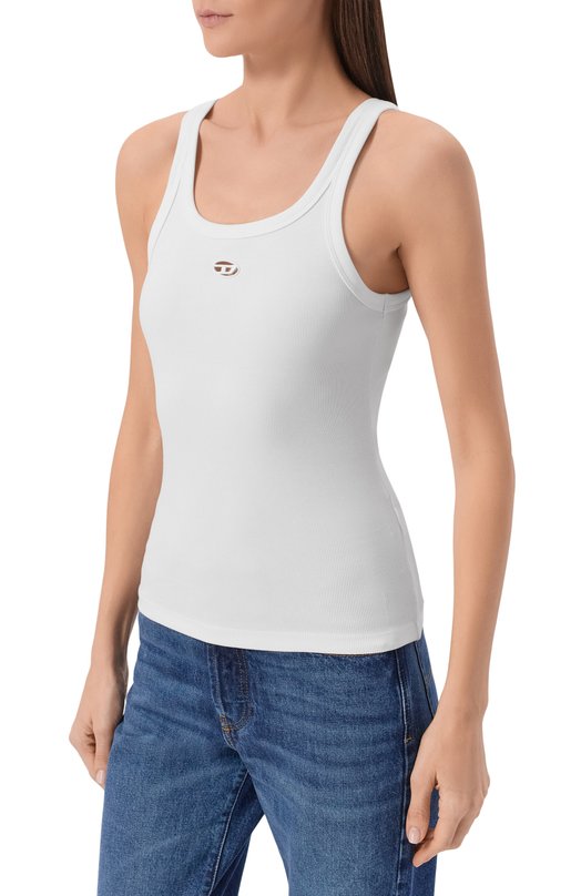 Хлопковая майка Diesel A21720/0EJAI Белый  A21720/0EJAI Фото 3