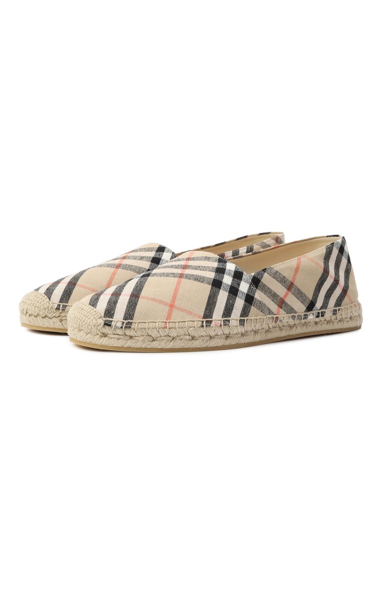 Текстильные эспадрильи mews BURBERRY, арт. 8109235, фото 1