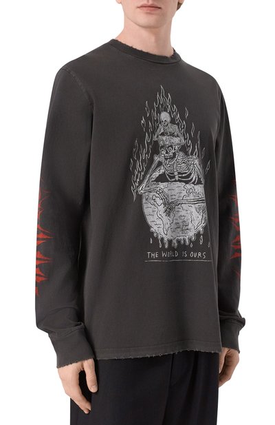 Хлопковый лонгслив GALLERY DEPT., арт. T0P005/C0TT0N, фото 3