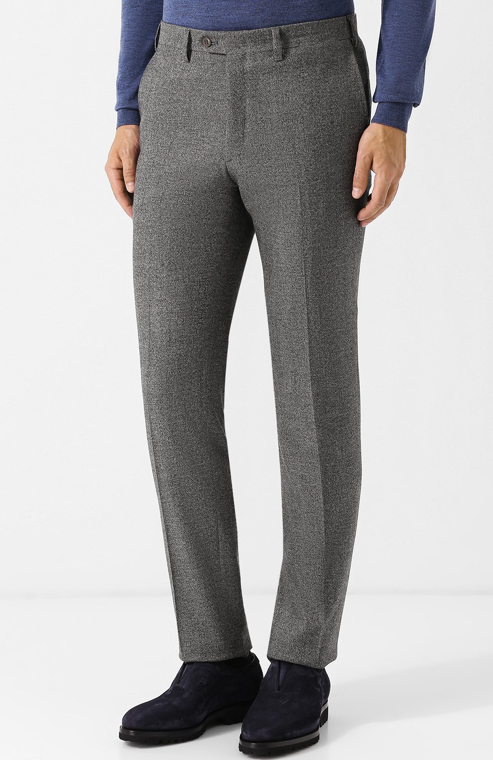 Шерстяные брюки прямого кроя BRIONI, арт. RPL810/06AAF/MEGEVE, фото 3