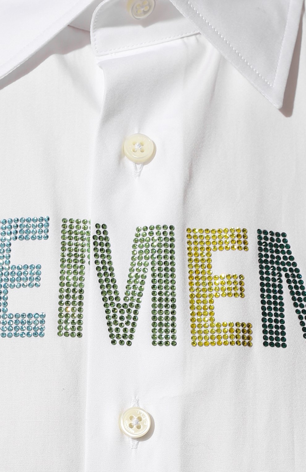 Хлопковая рубашка VETEMENTS, арт. UE52SH780W 1000/W, фото 5