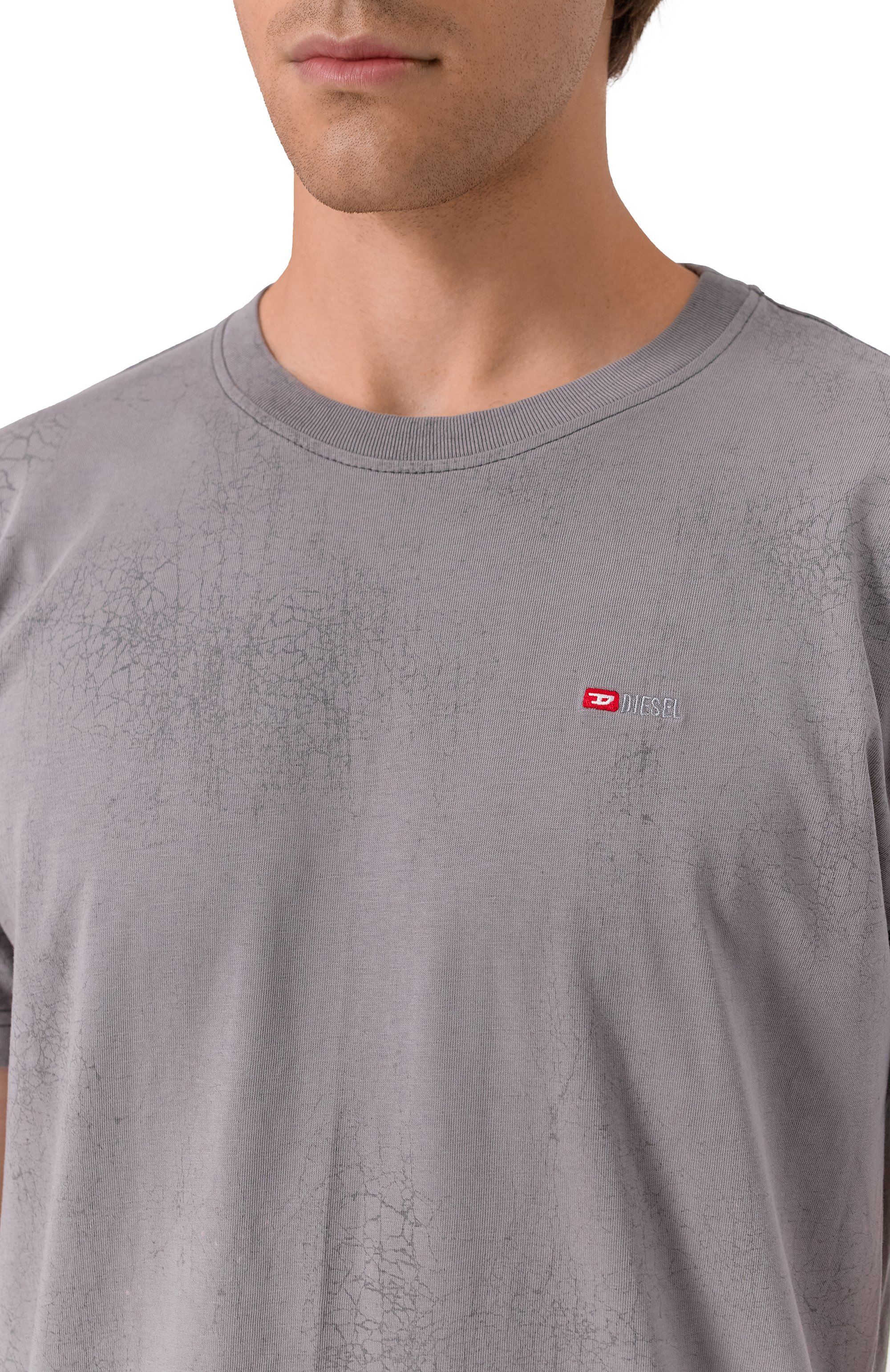 Хлопковая футболка DIESEL, арт. A18486/0PLBU, фото 5