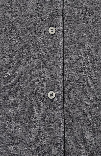 Рубашка изо льна и хлопка BRUNELLO CUCINELLI, арт. MW835B2269, фото 5