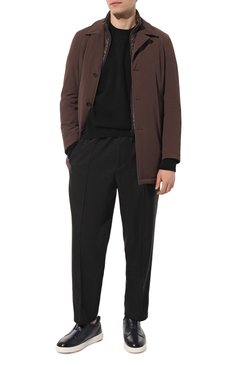 Кожаные кеды cleanic SANTONI, арт. MBCD21915BARPTT4U59, фото 1