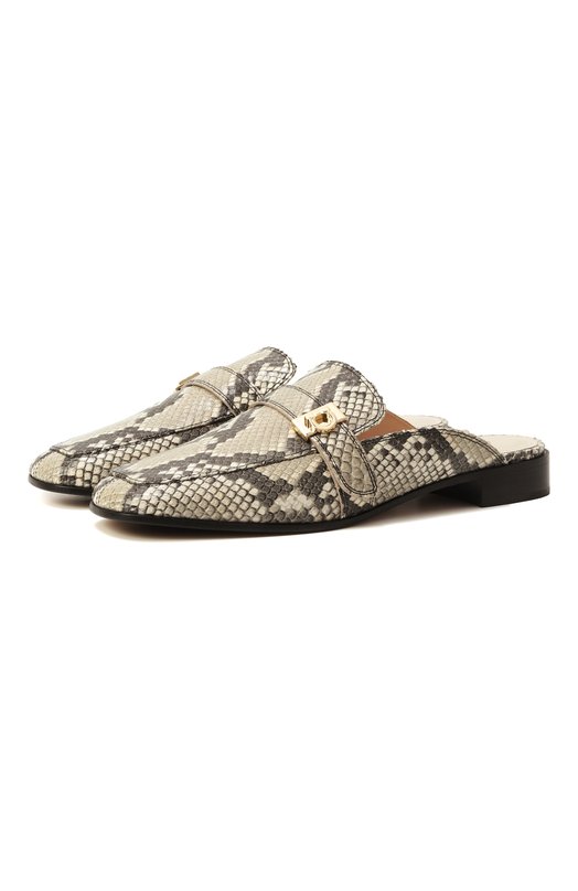 Кожаные сабо Hug Ferragamo 01K524/784 Бежевый 01K524/784