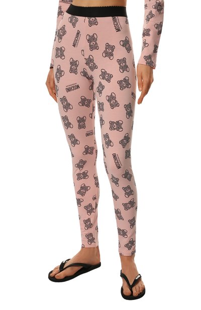 Хлопковые легинсы MOSCHINO, арт. A4317/9011, фото 3