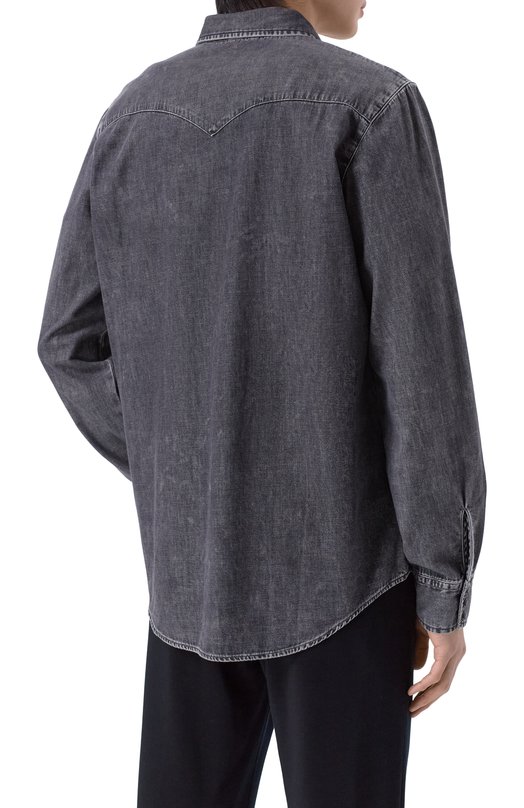 Джинсовая рубашка MVST M-C0DY B082 Серый  M-C0DY B082 Фото 4
