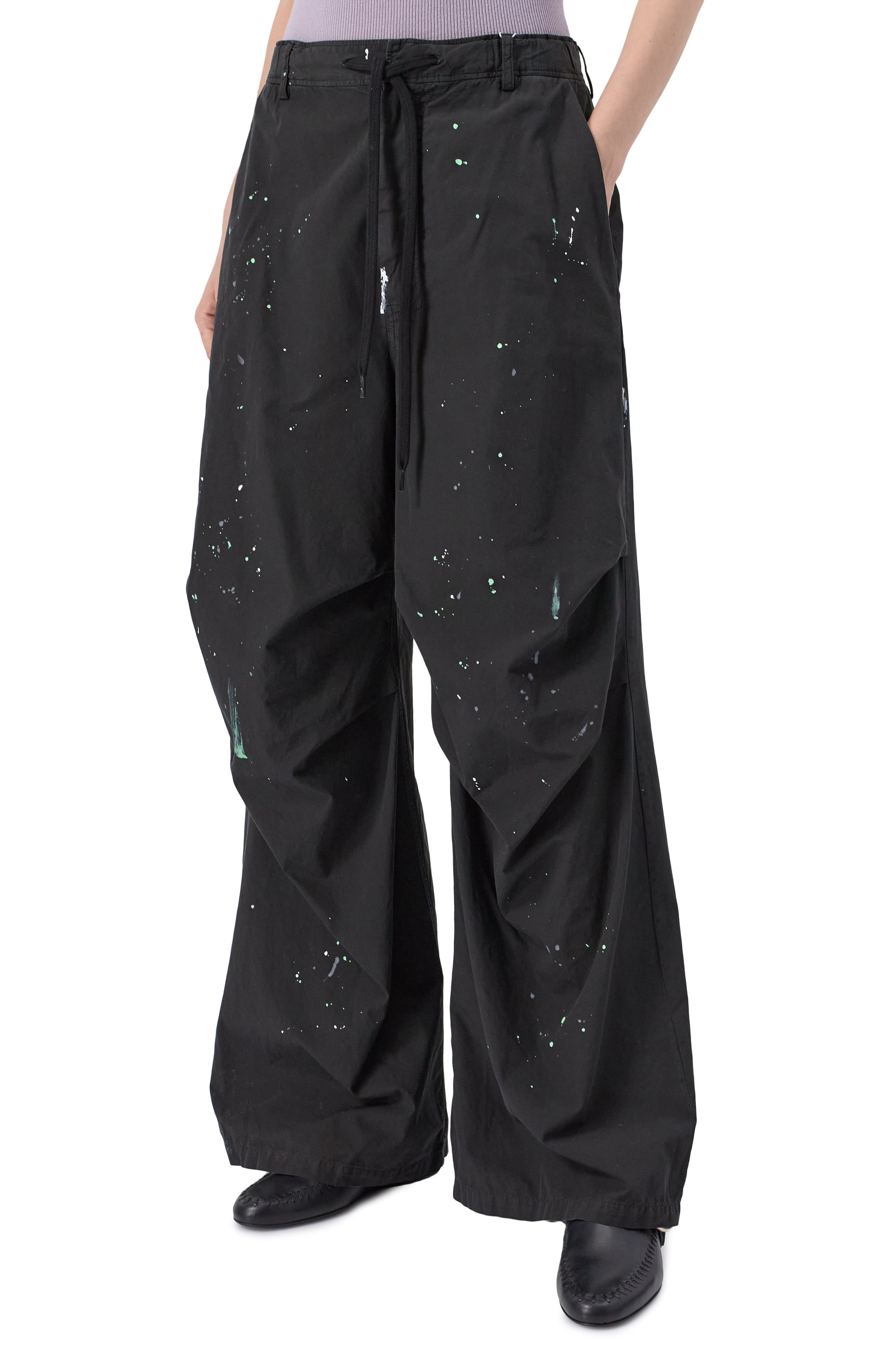 Хлопковые брюки MM6, арт. S62KB0240/M35458, фото 3