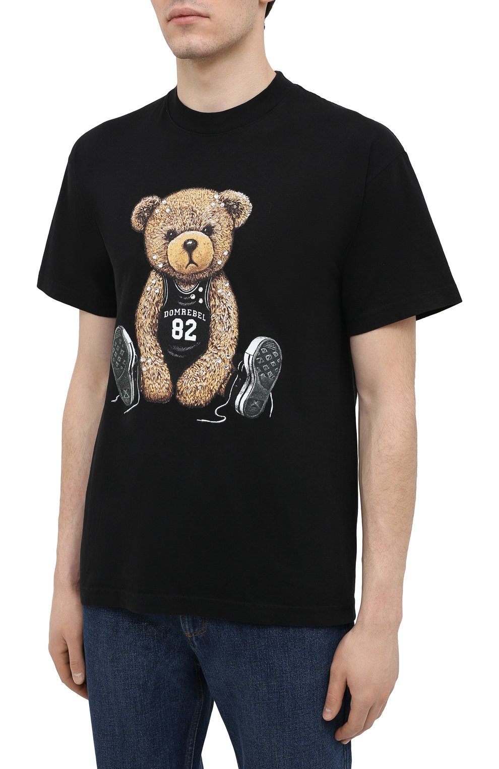 Хлопковая футболка DOMREBEL, арт. PLAY/0VERSIZE T-SHIRT/25SW, фото 3