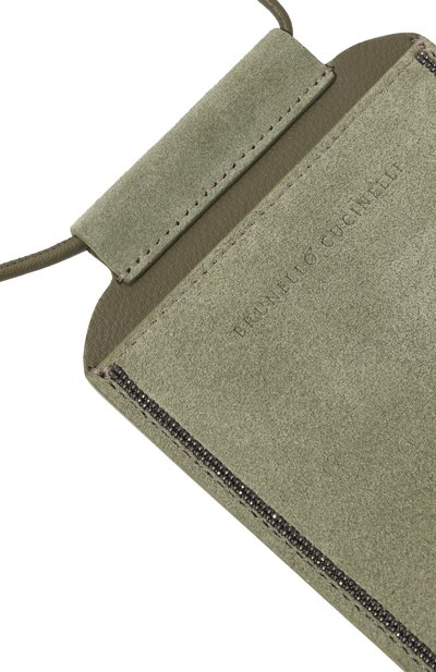 Замшевый чехол для телефона BRUNELLO CUCINELLI, арт. MWDLD2531, фото 3