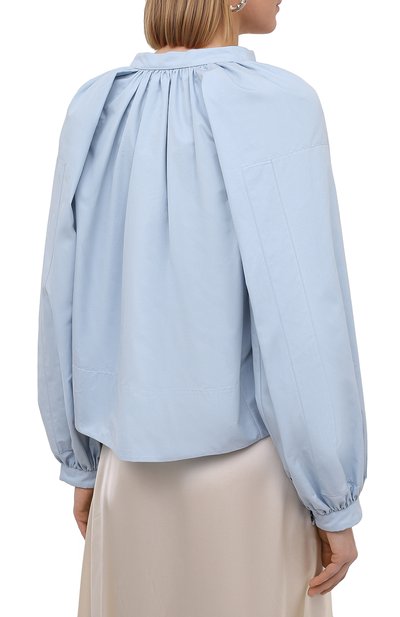 Хлопковая блузка JIL SANDER, арт. JSPS561306-WS244200, фото 4