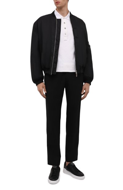 Кожаные кеды b-court BALMAIN, арт. XM1VI288/LVTR, фото 2