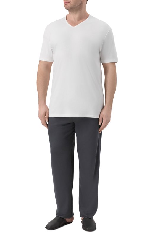 Хлопковая футболка Zimmerli 286-1442_001 Белый  286-1442_001 Фото 2