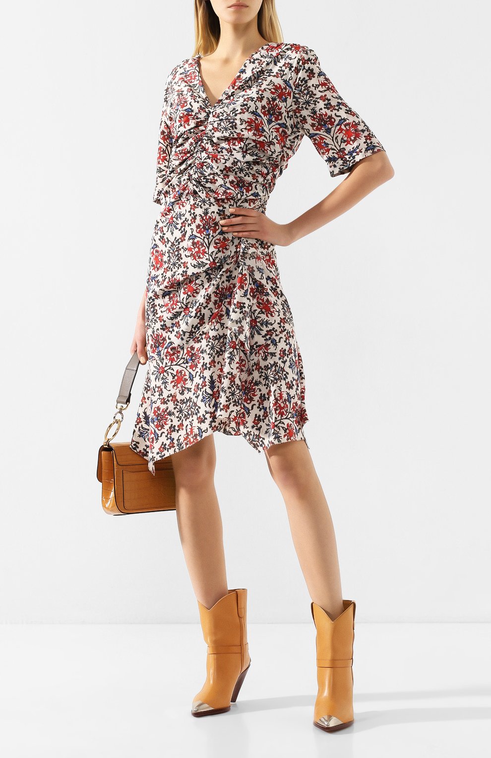 Кожаные ботильоны lamsy ISABEL MARANT, арт. LAMSY/B00194-20P008S, фото 2