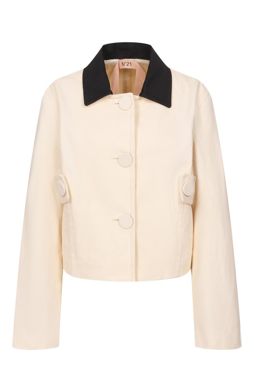 Хлопковый жакет N21 0011/0212 Кремовый 0011/0212
