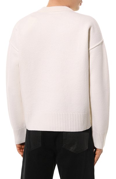 Шерстяной свитер AMI, арт. BFUKS006/018, фото 4