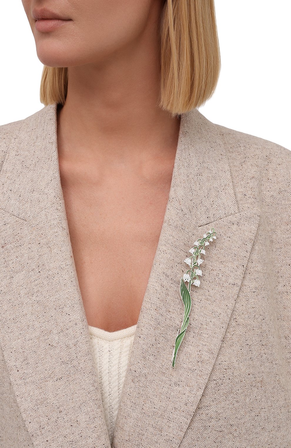 Брошь ландыш РУССКИЕ САМОЦВЕТЫ, арт. 41481, фото 2