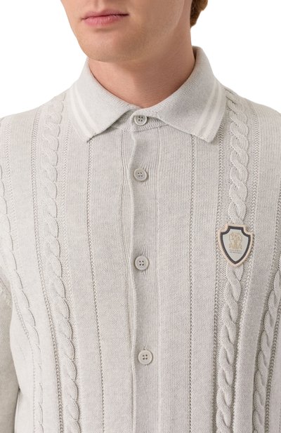 Хлопковый кардиган BRUNELLO CUCINELLI, арт. M28707925T, фото 5