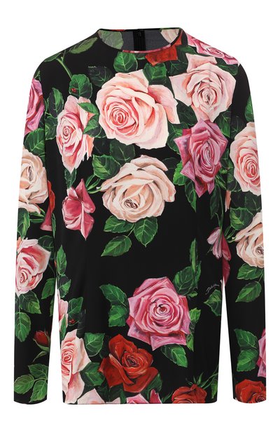 Женский шелковый топ DOLCE & GABBANA, арт. F7Z47T/FSAX7
