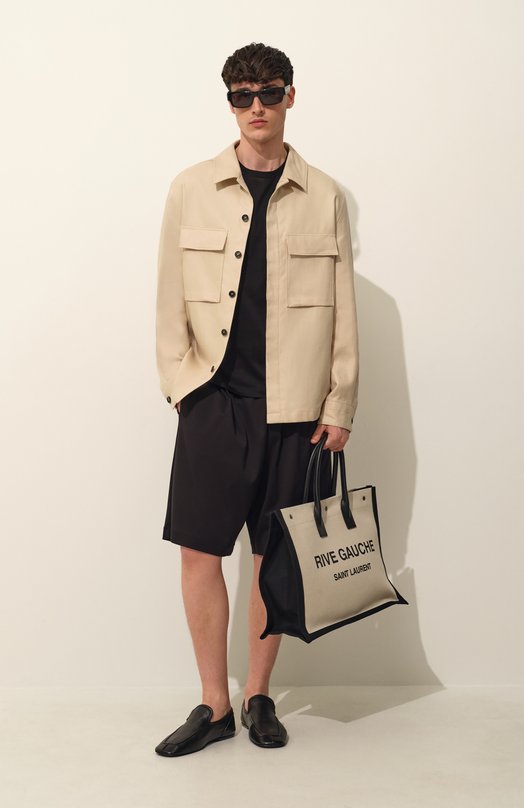 Хлопковые шорты Giorgio Armani GM001496/TE10333 Чёрный  GM001496/TE10333 Фото 7