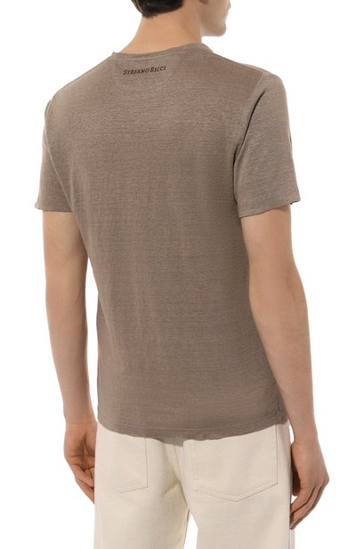 Льняная футболка STEFANO RICCI, арт. MNH4203230/LN, фото 4