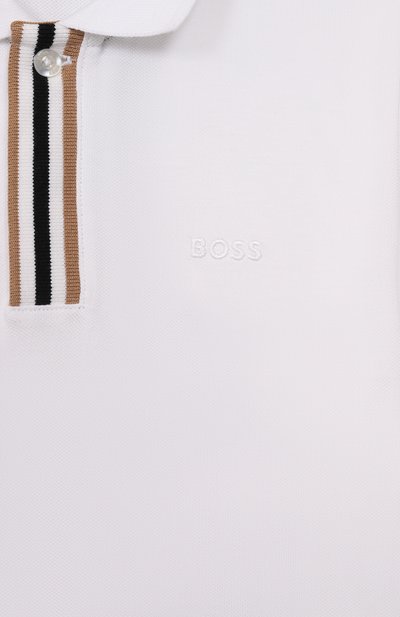 Хлопковое поло BOSS, арт. J52333, фото 3