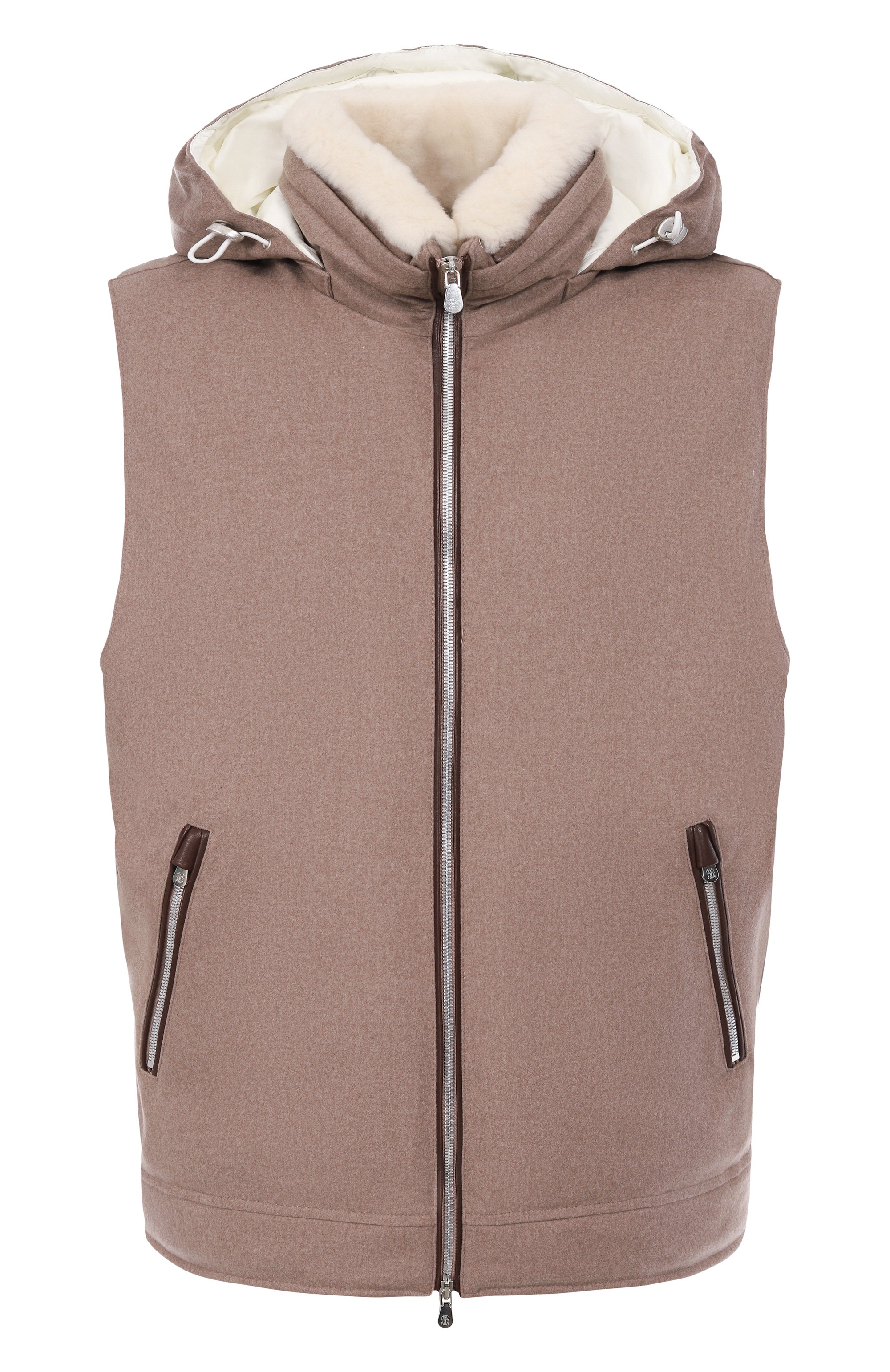 Пуховый жилет BRUNELLO CUCINELLI, арт. MM4701656, фото 1