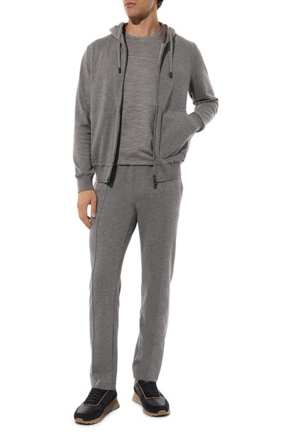 Толстовка из хлопка и кашемира CAPOBIANCO, арт. 15M406.LB00., фото 2