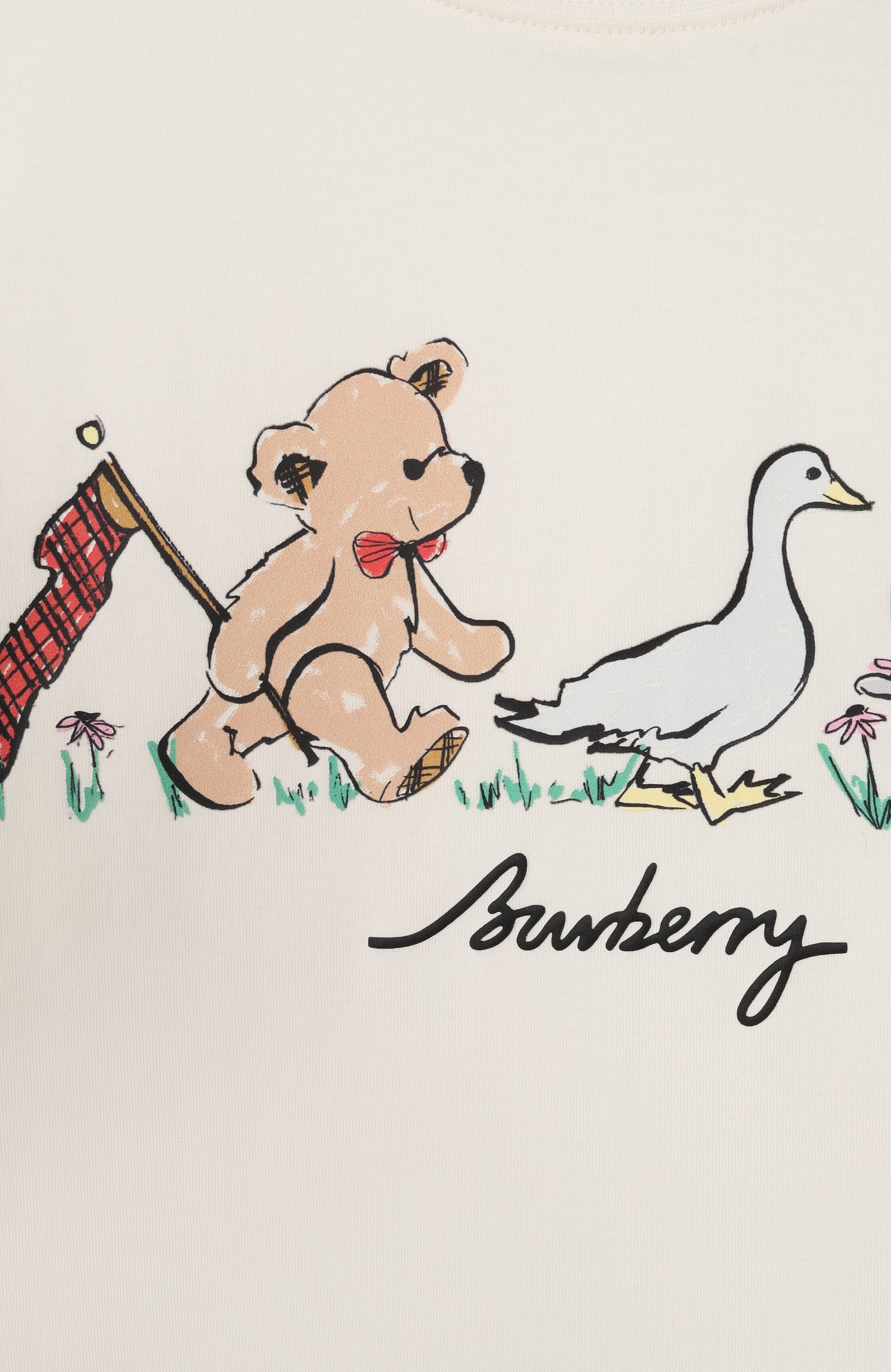 Хлопковая футболка BURBERRY, арт. 8126581, фото 3