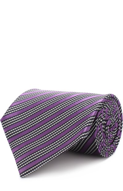 Мужской шелковый галстук с узором ZEGNA, арт. Z3E25/1XW