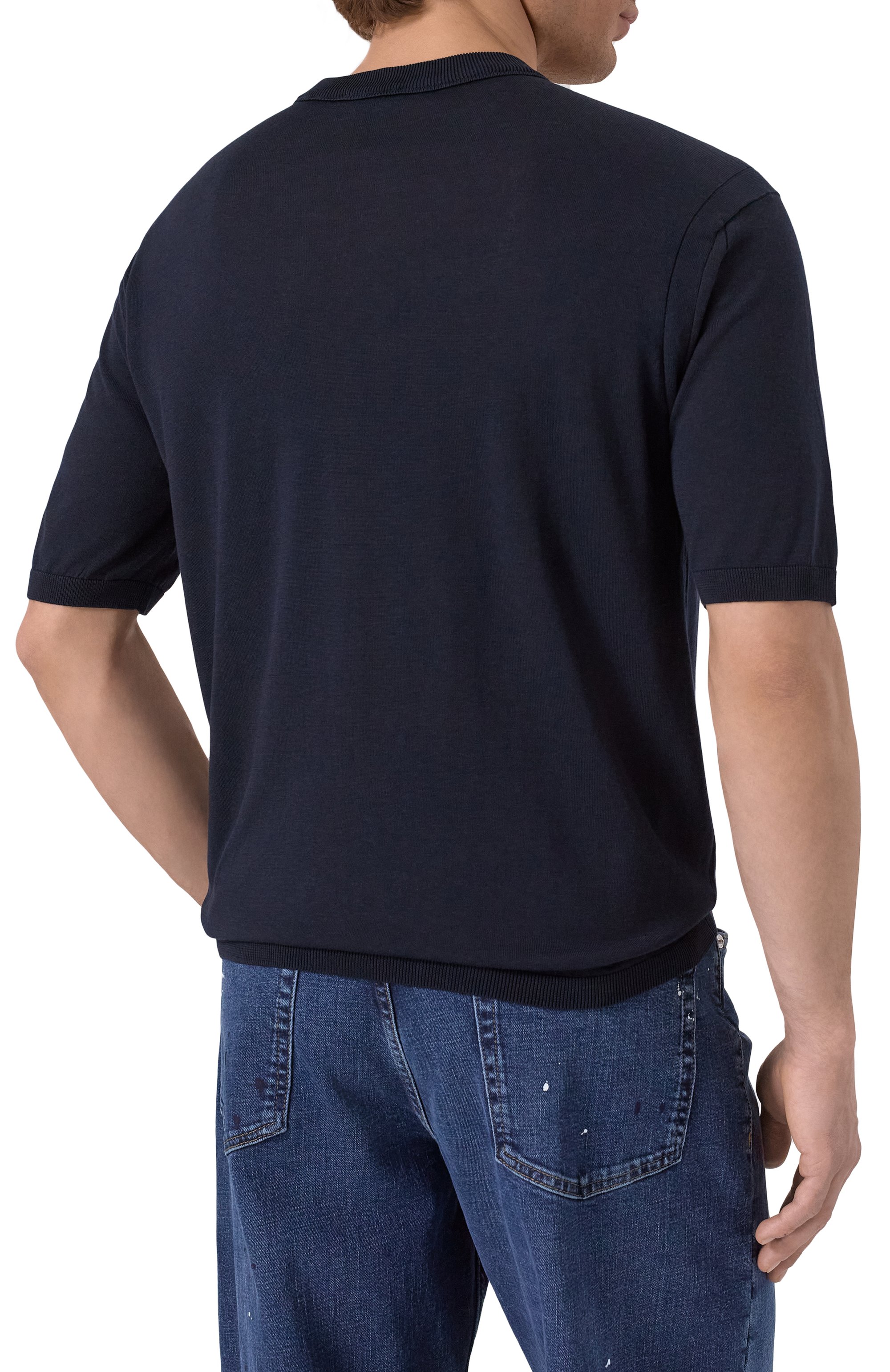 Джемпер из лиоцелла и хлопка EMPORIO ARMANI, арт. EM000672/AF13907, фото 4