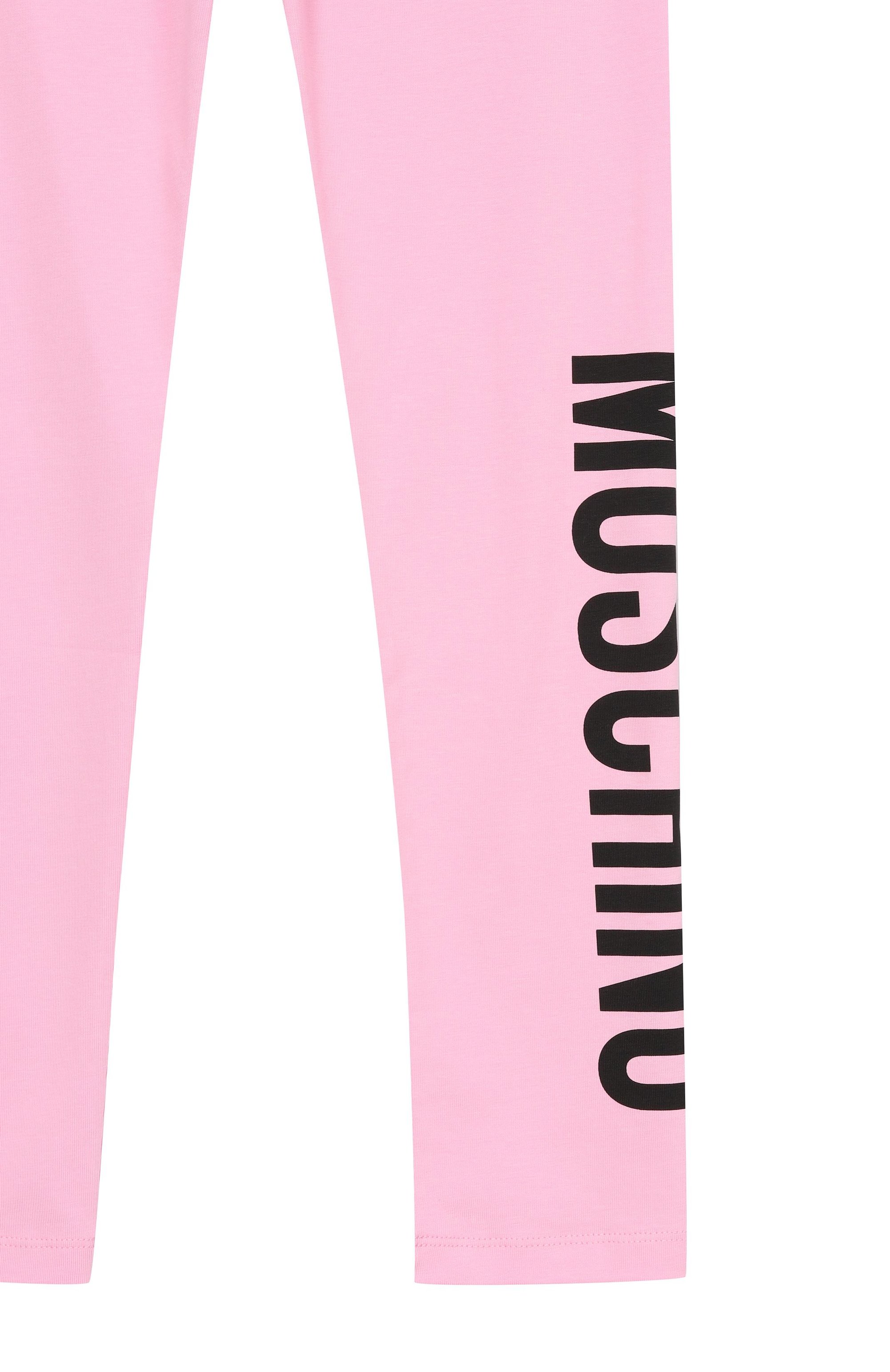 Хлопковые легинсы MOSCHINO, арт. HDP075/LBA00_001, фото 3