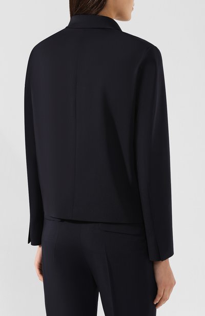 Шерстяной жакет JIL SANDER NAVY, арт. JNWM1514A/JM2124A, фото 4