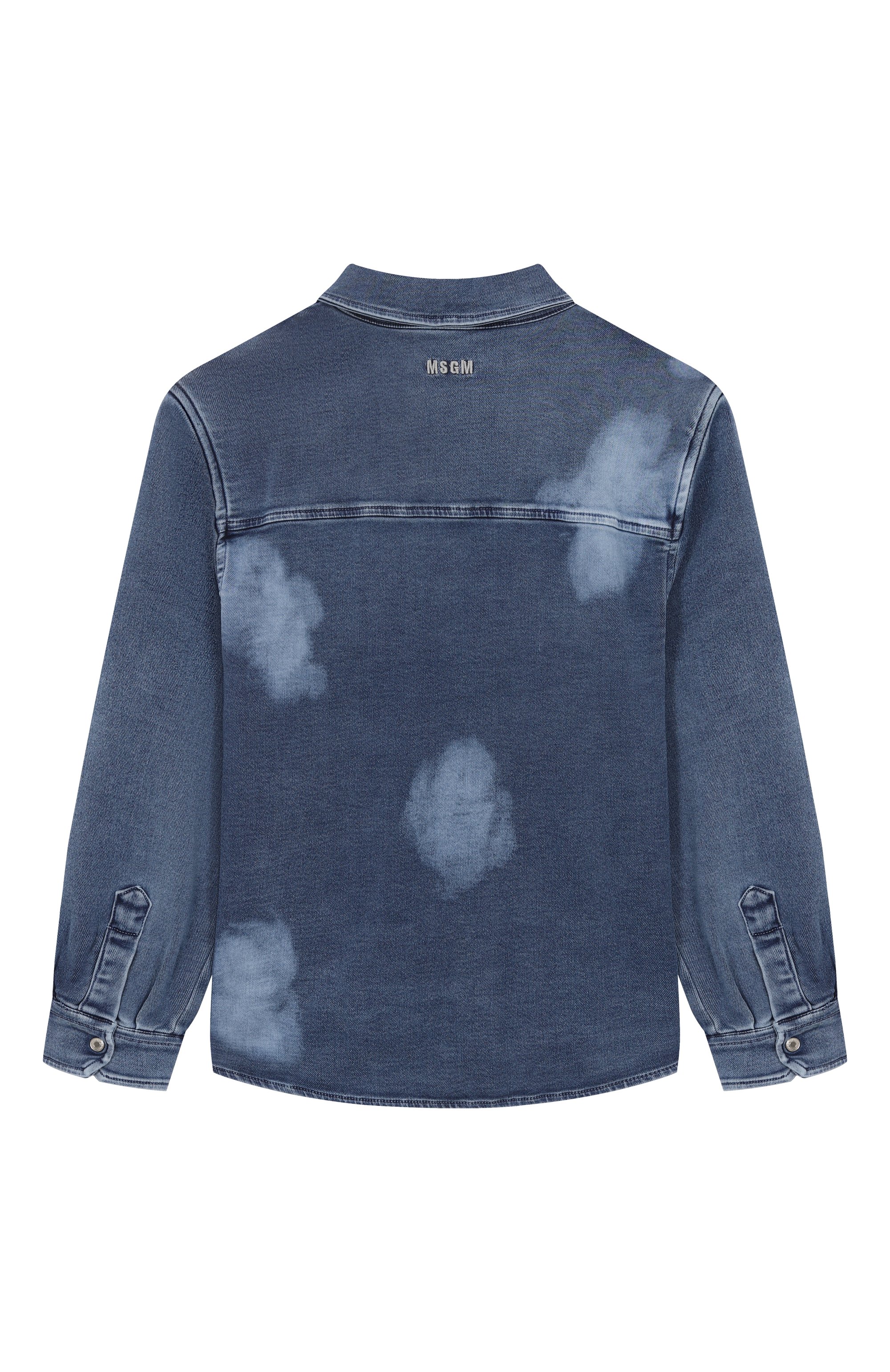 Джинсовая рубашка MSGM KIDS, арт. S5MSJBSI153, фото 2
