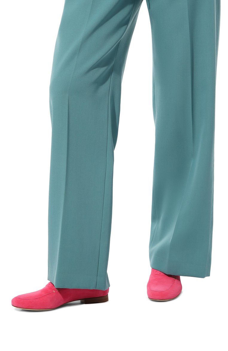 Женские замшевые лоферы KITON фуксия цвета, арт. D57808N01008 | Фото 3 (Подошва: Плоская; Каблук высота: Низкий; Материал внутренний: Натуральная кожа; Материал внешний: Замша, Натуральная кожа)