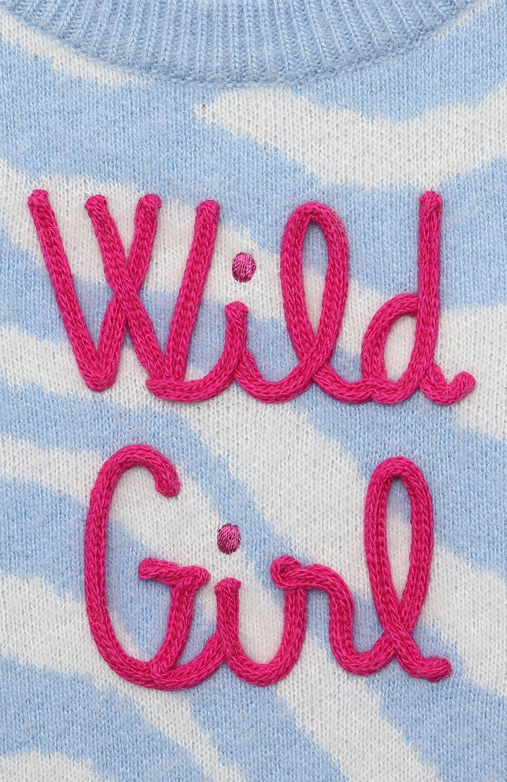 Пуловер MC2 SAINT BARTH голубого цвета по цене 16000 руб., арт. STBK PRINCESS P BRUSHED/PRC0006/4-8, фото 3 Пуловер MC2 SAINT BARTH, арт. STBK PRINCESS P BRUSHED/PRC0006/4-8, фото 3