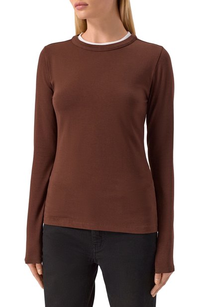 Хлопковый лонгслив DOROTHEE SCHUMACHER, арт. 228324, фото 3